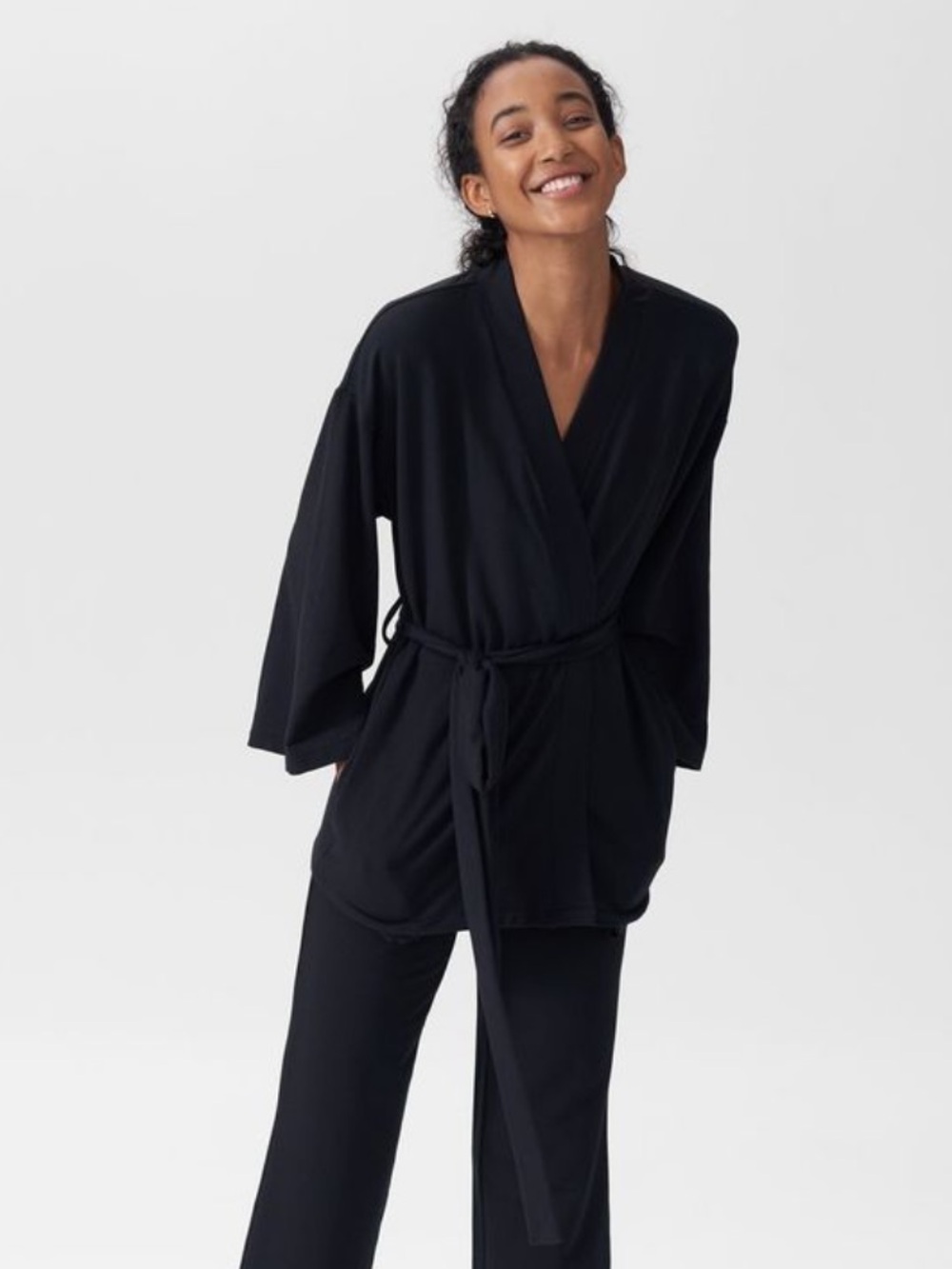Universal Standard Alison Kimono Pajama Wrap Robe Cardigan